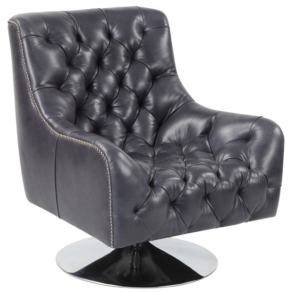 Malmo Leather Swivel Chair