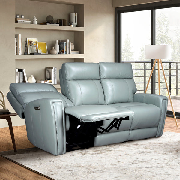 Alesund Leather Power Reclining Sofa with Adjustable Headrest