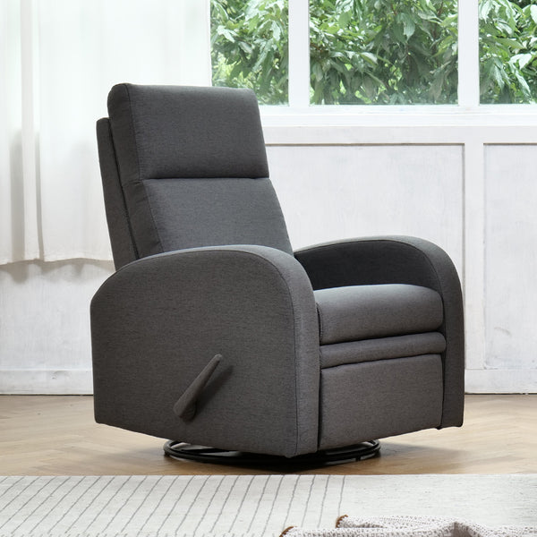 Kotka Fabric Swivel Manual Glider Recliner