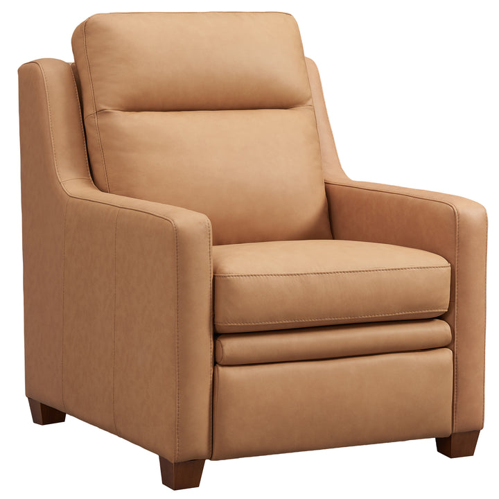 Wall Hugger Brown Leather Power Recliner