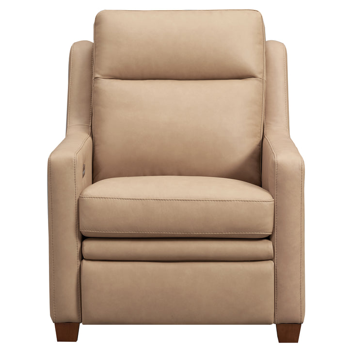 Wall Hugger Wheat Leather Power Recliner