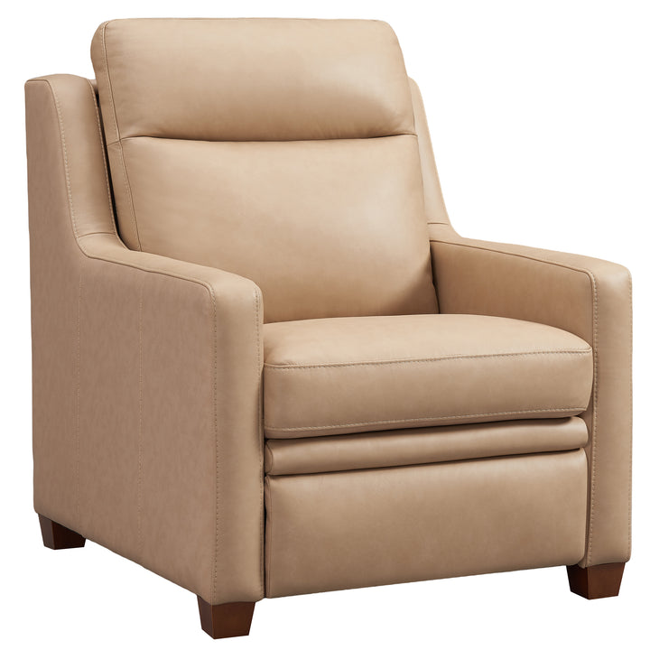 Wall Hugger Wheat Leather Power Recliner